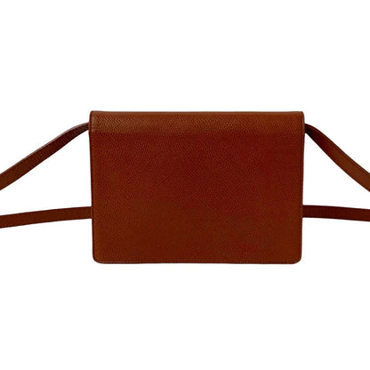 Yves Saint Laurent Logo Leather Shoulder Bag