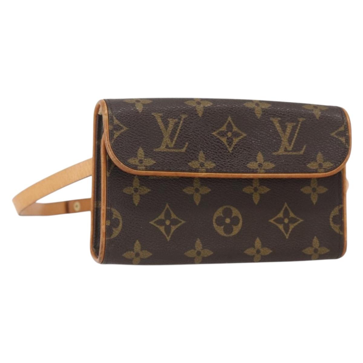 ar13879 LOUIS VUITTON Monogram Pochette Florentine Waist bag M51855 LV Auth