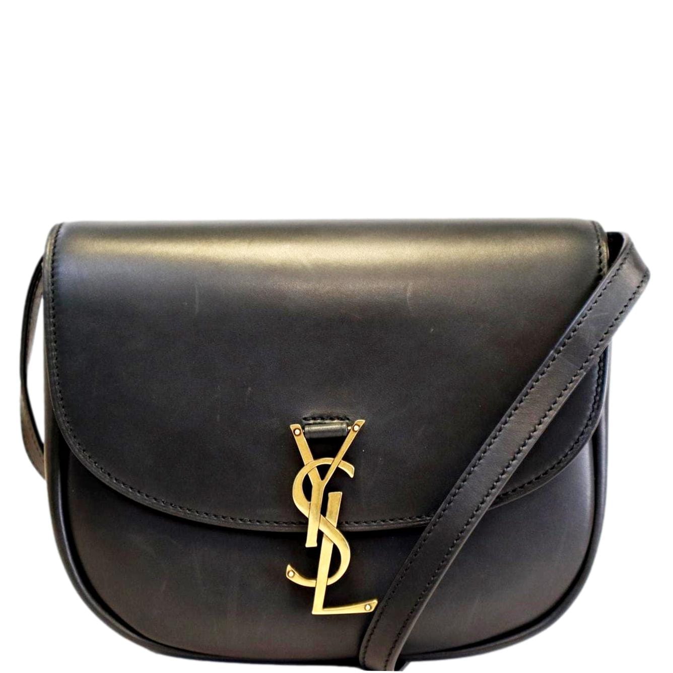 Saint Laurent Kaia Leather Black Crossbody
