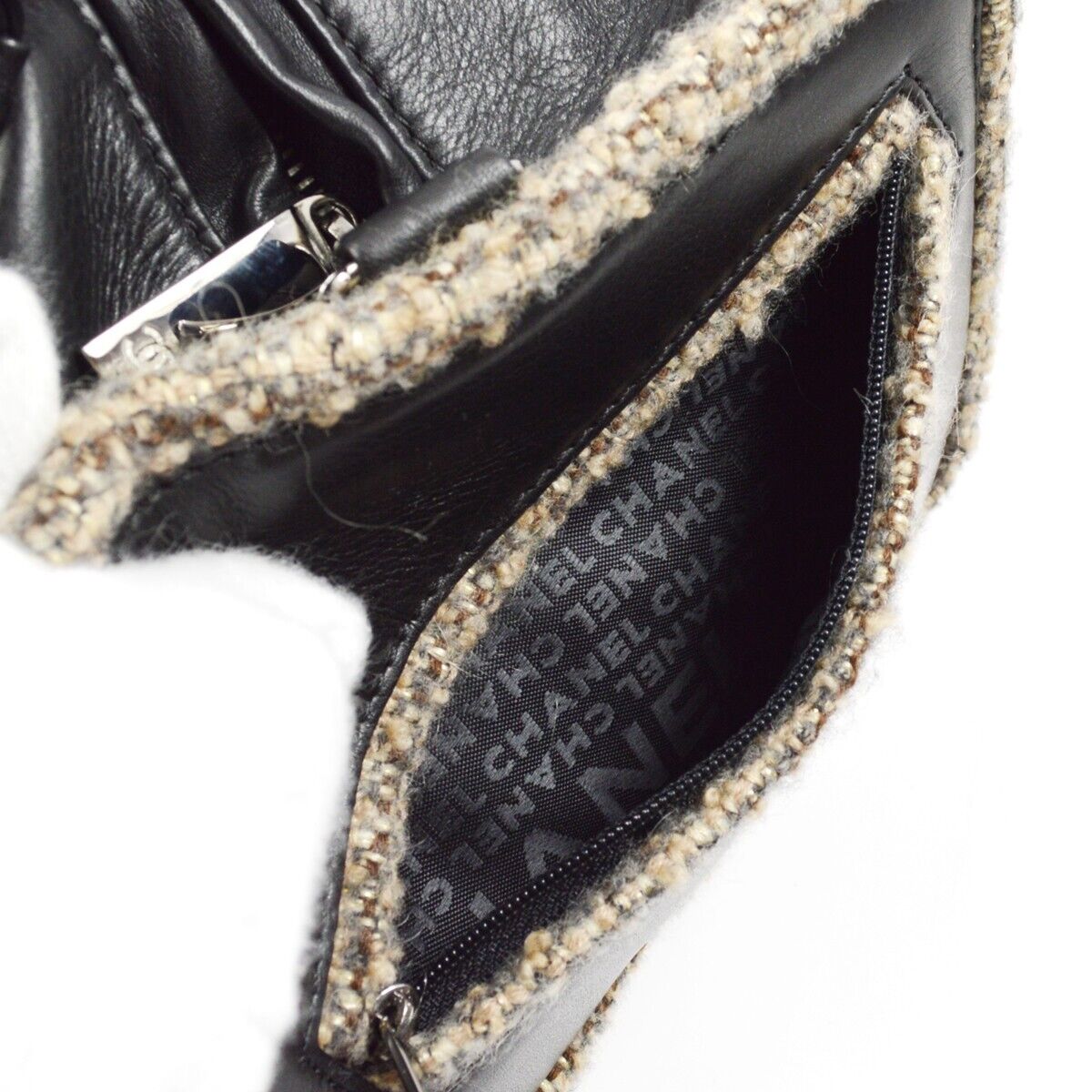 Chanel Black Calfskin 2Way Handbag
