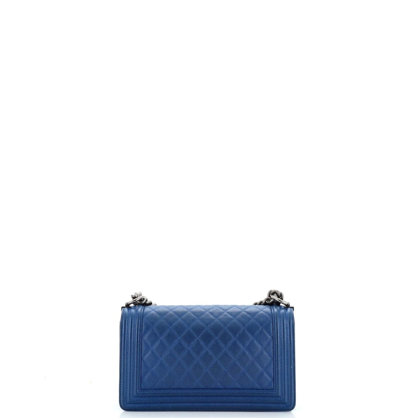 Chanel Boy Quilted Caviar Shoulder Bag