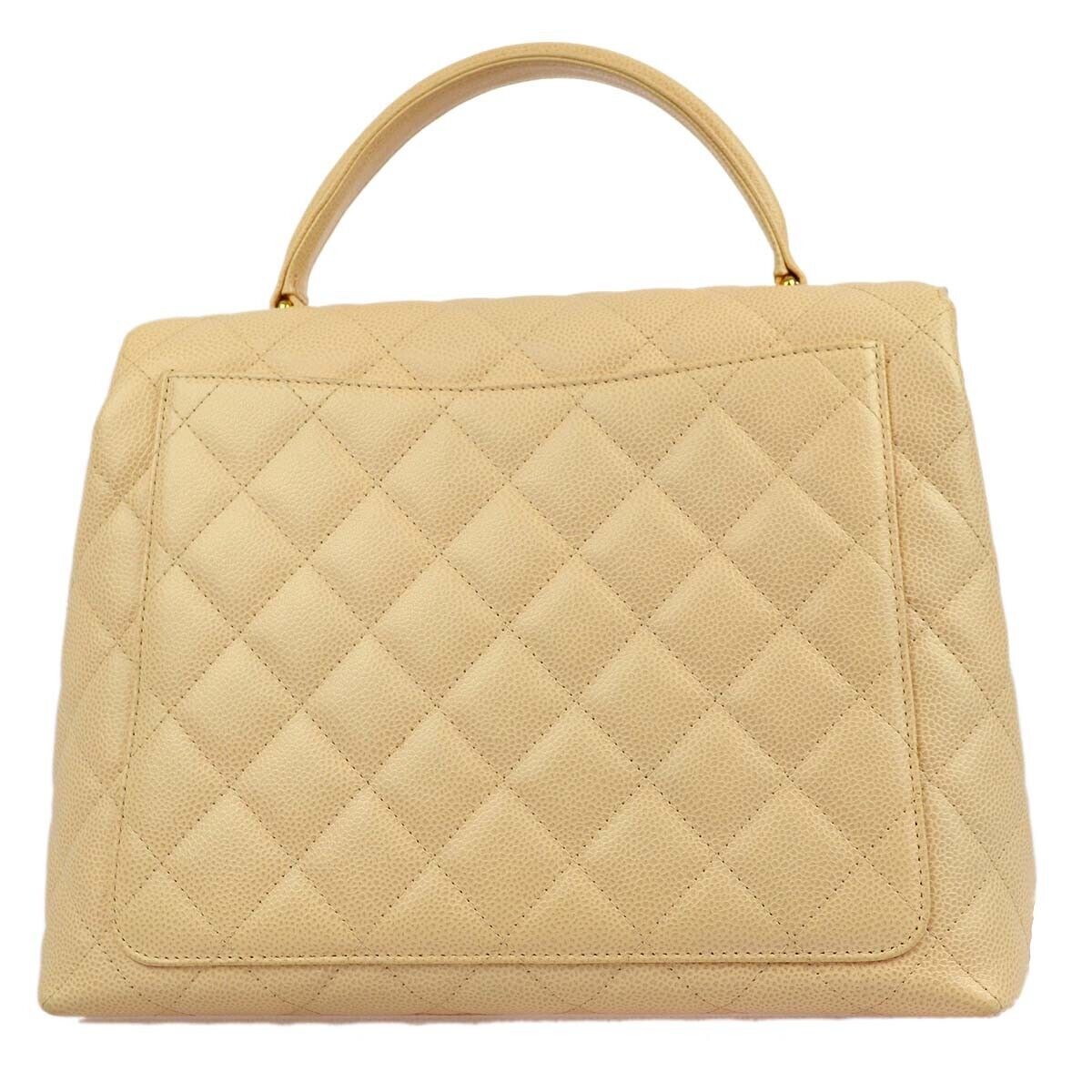 Chanel Caviar Beige Luxury Handbag Style 5