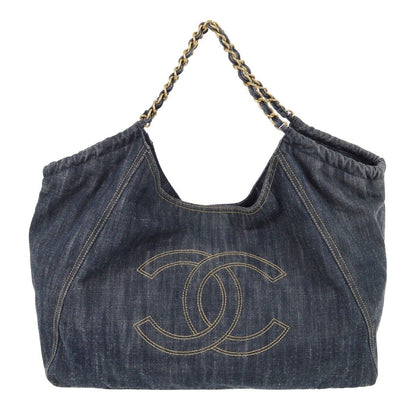 Chanel Coco Cabas Blue Luxury Tote
