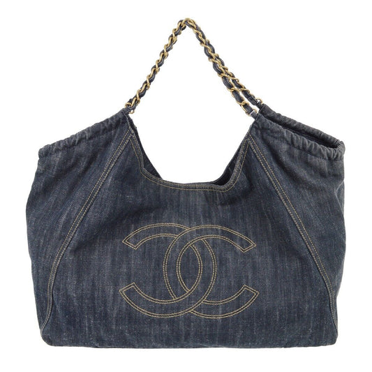 Chanel Coco Cabas Blue Luxury Tote