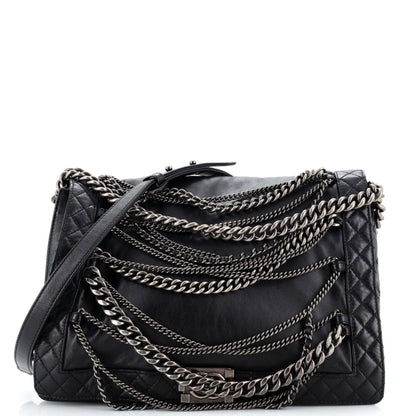 Chanel Boy Lambskin Shoulder Bag Style 23