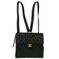 Chanel Lambskin Black Backpack