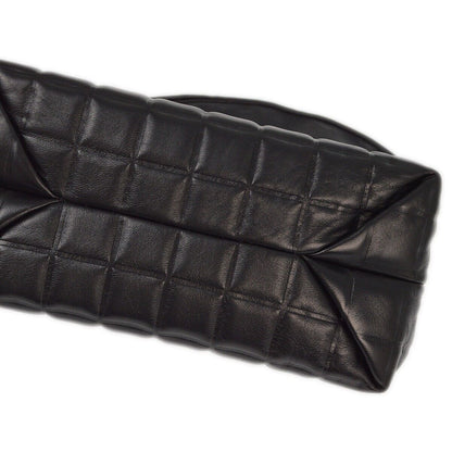 Chanel Black Lambskin Choco Bar Handbag