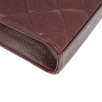 Chanel Bordeaux Caviar Briefcase