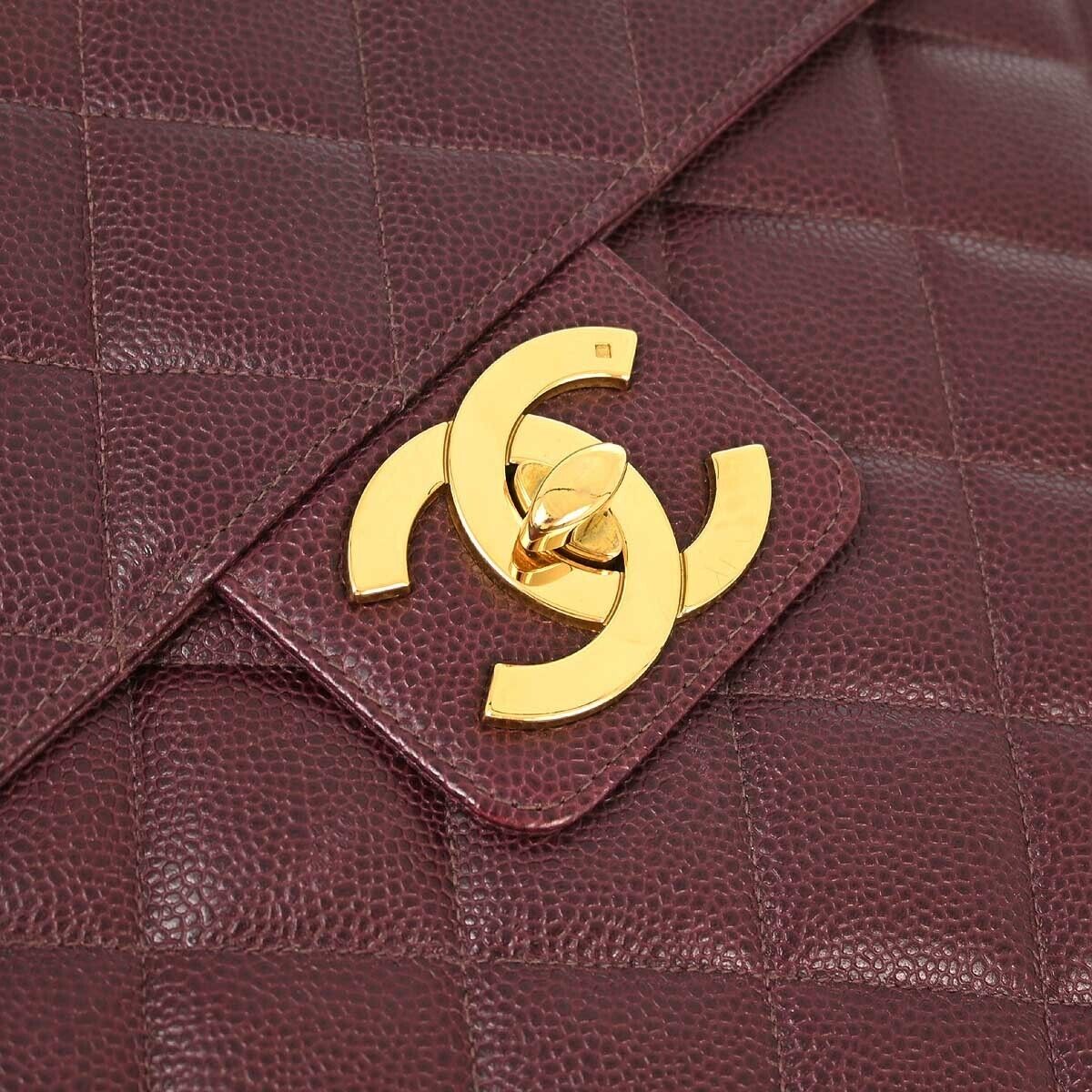 Chanel Bordeaux Caviar Briefcase