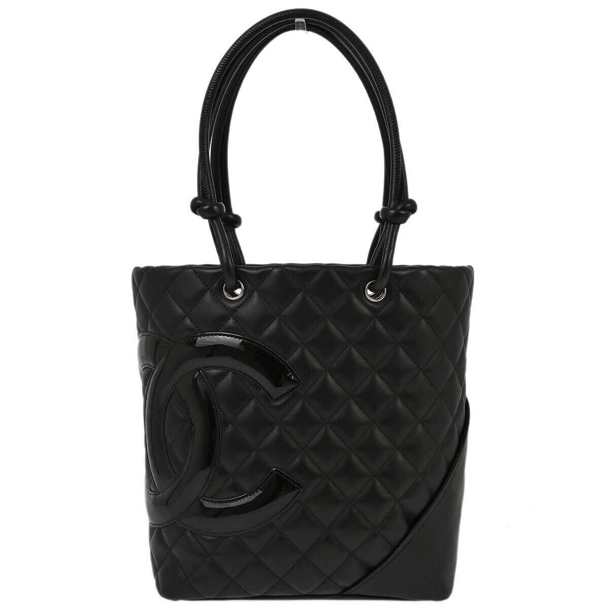 Chanel Cambon Calfskin Black Tote Style 2