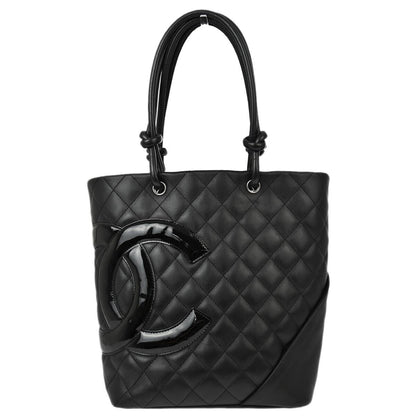Chanel Cambon Calfskin Black Tote