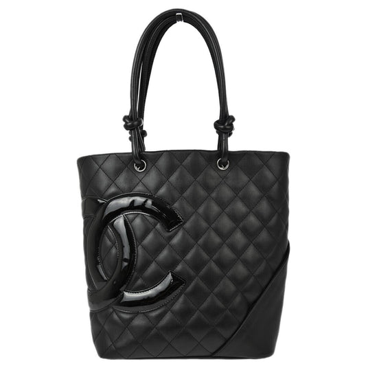 Chanel Cambon Calfskin Black Tote