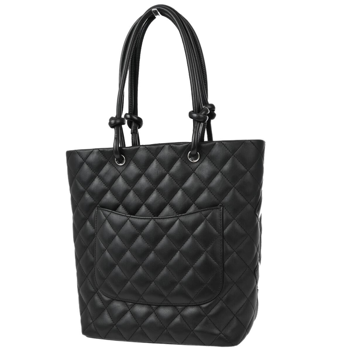 Chanel Cambon Calfskin Black Tote