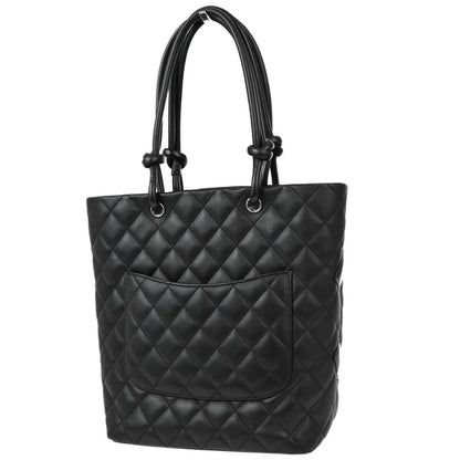 Chanel Cambon Calfskin Black Tote