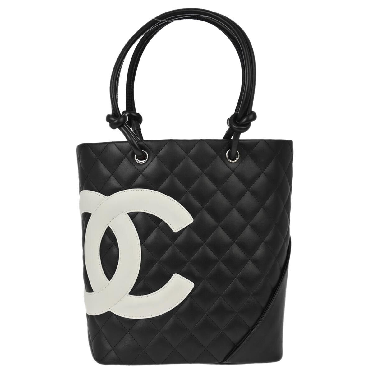 Chanel Cambon Calfskin Black Tote Style