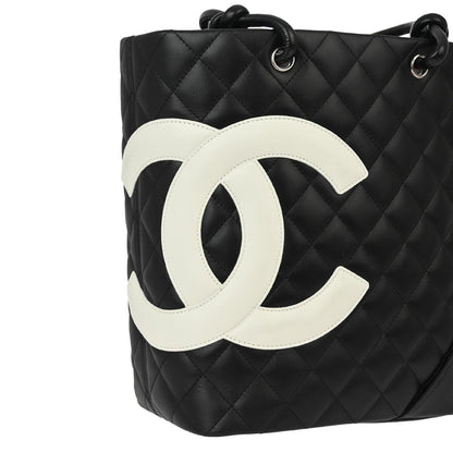 Chanel Cambon Calfskin Black Tote Style