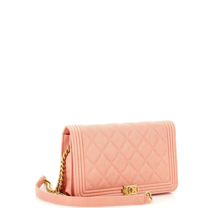 Chanel Boy Quilted Chain Crossbody