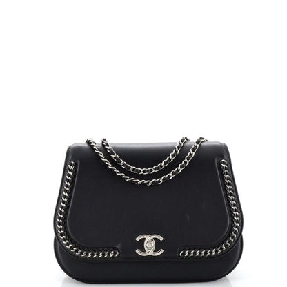 Chanel Braided Chic Flap Bag Calfskin