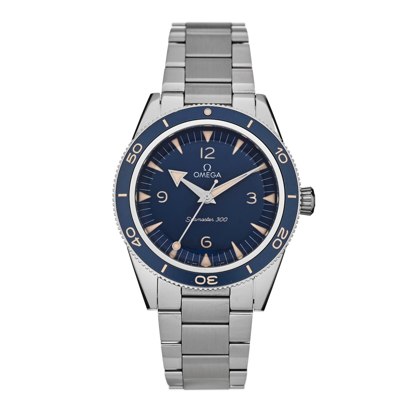 Stainless Steel 41mm Seamaster 300M Co-Axial Master Chronometer Automatic Watch Blue 234.30.41.21.03.001