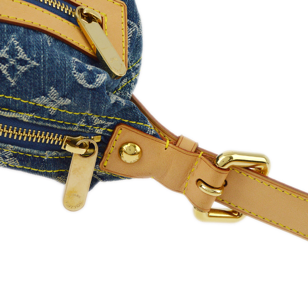 Louis Vuitton 2005 Monogram Denim Baggy PM M95049