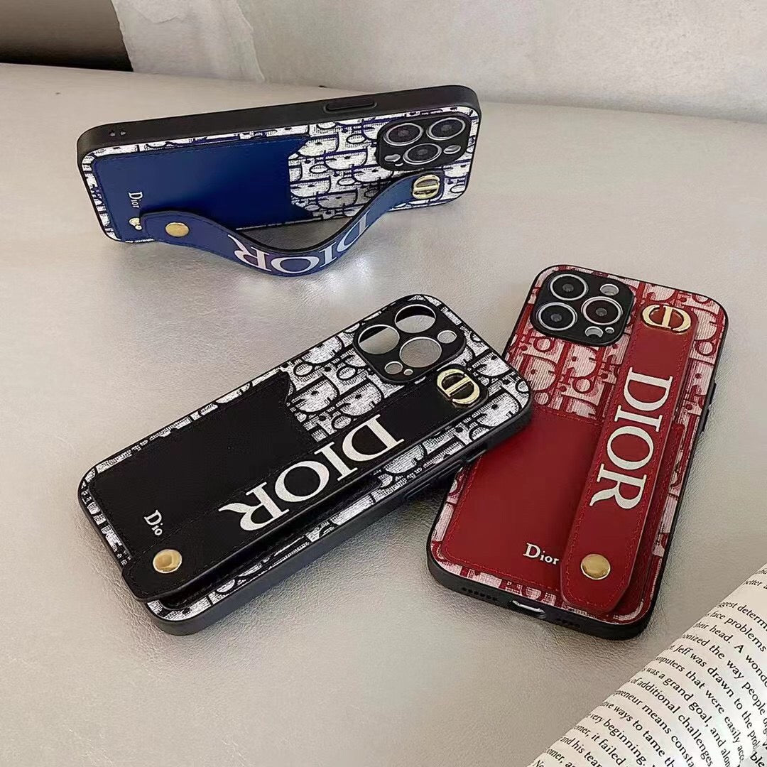 Dior Phone Case Wristband iPhone 11 12 13 Pro Max