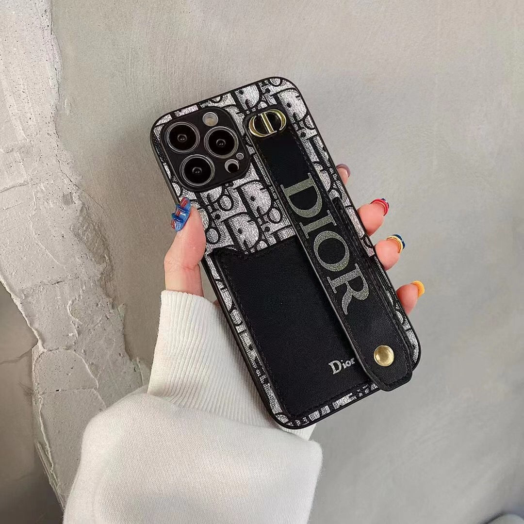Dior Phone Case Wristband iPhone 11 12 13 Pro Max