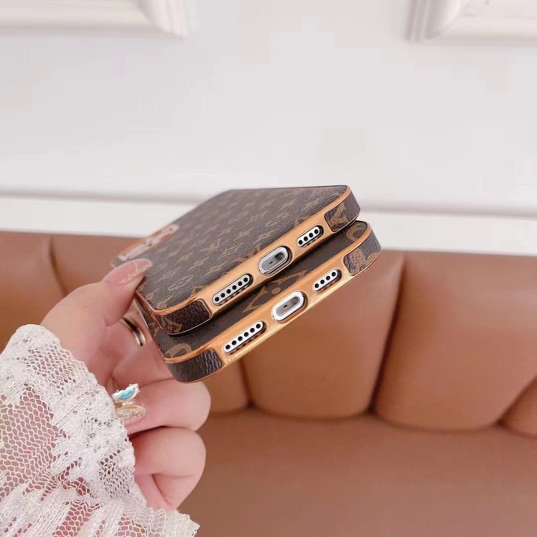 LV Brown Pattern Monogram iPhone Case For 1116 Series
