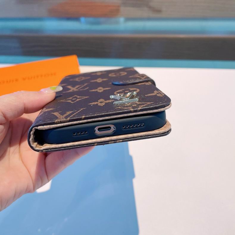 Louis Vuitton Phone Wallet Case for iPhone 1116 Pro Max Plus