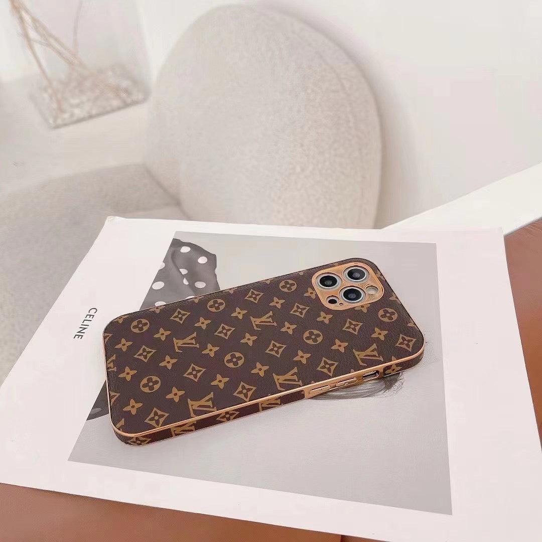 LV Brown Pattern Monogram iPhone Case For 1116 Series