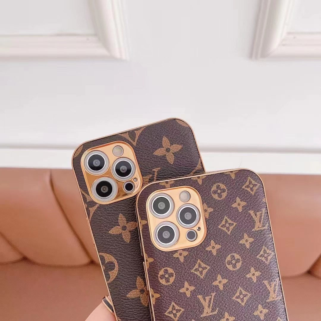 LV Brown Pattern Monogram iPhone Case For 1116 Series