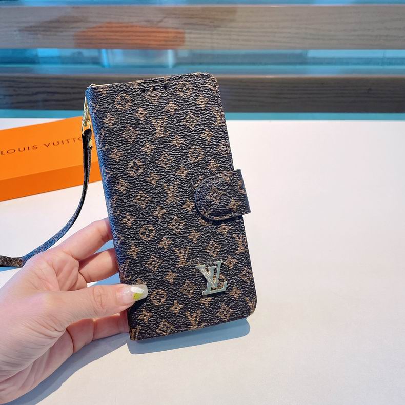 Louis Vuitton iPhone Folio Wallet Case for 1116 Pro Max Plus