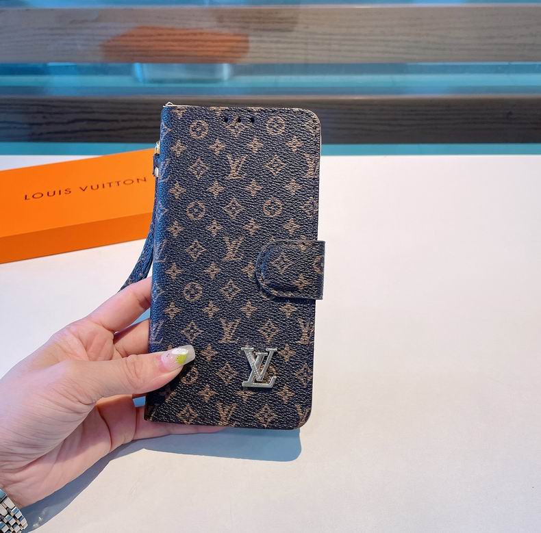 Louis Vuitton iPhone Folio Wallet Case for 1116 Pro Max Plus