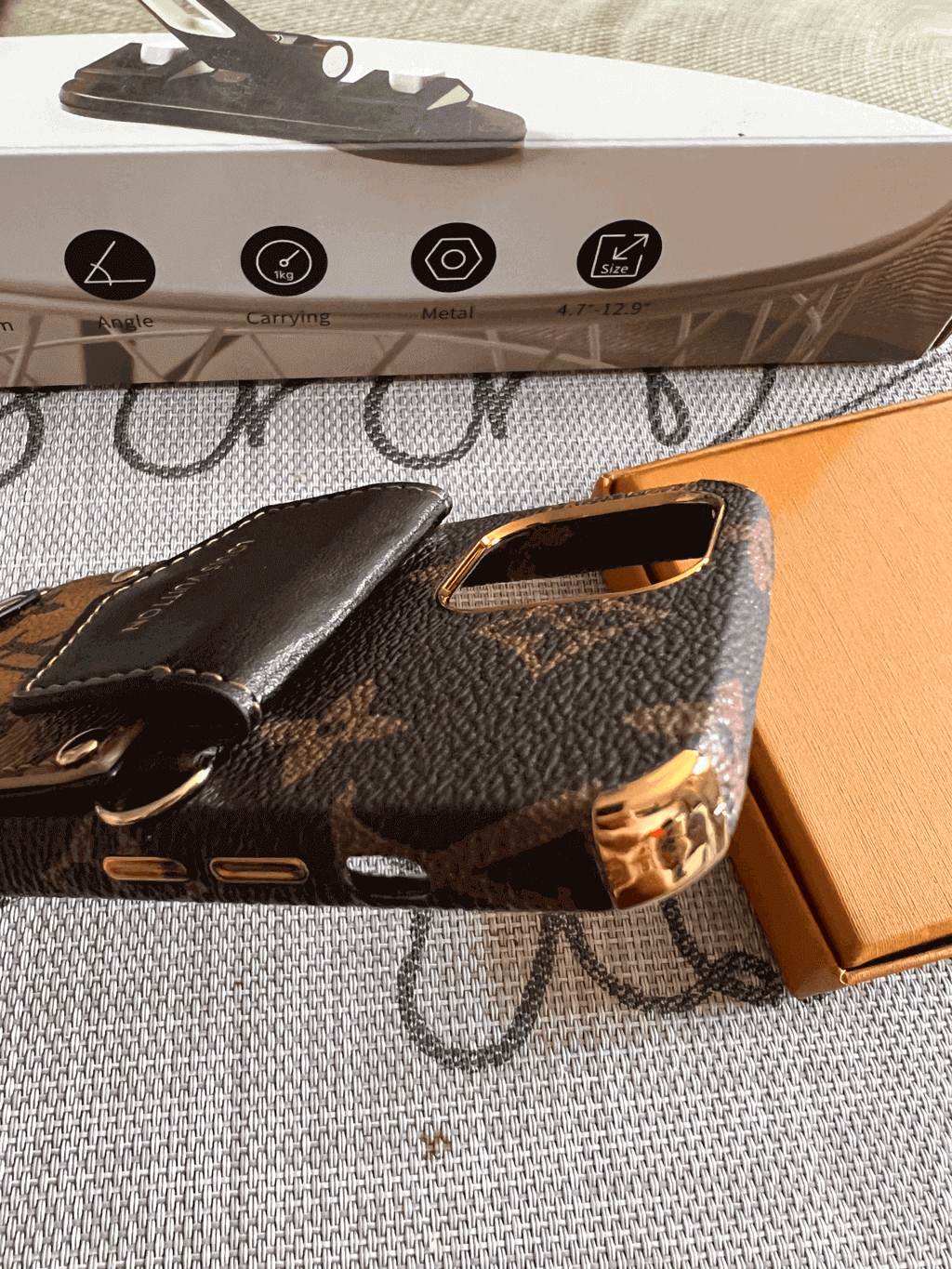 LV Crossbody Phone Case iPhone 11 12 13 14 15 Pro Max Plus