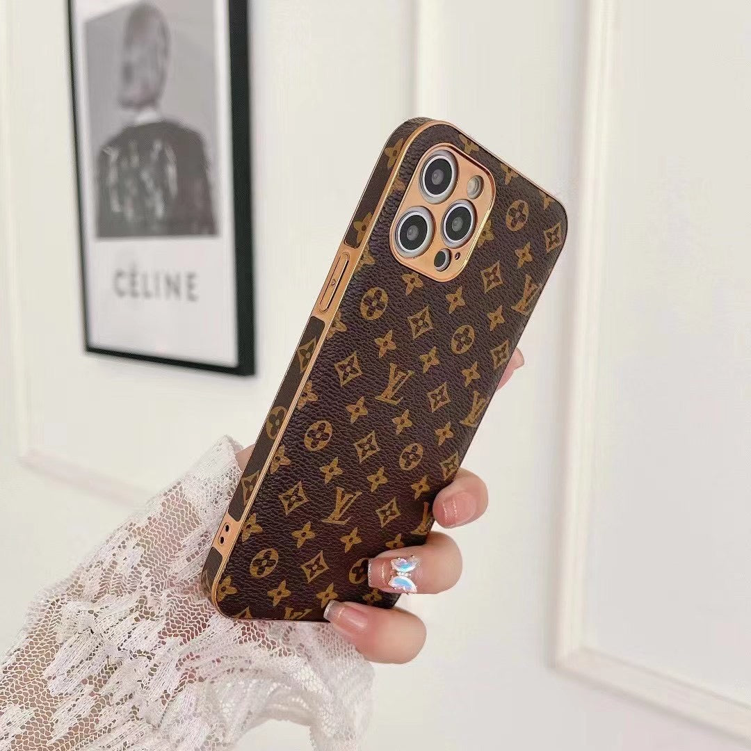 LV Brown Pattern Monogram iPhone Case For 1116 Series