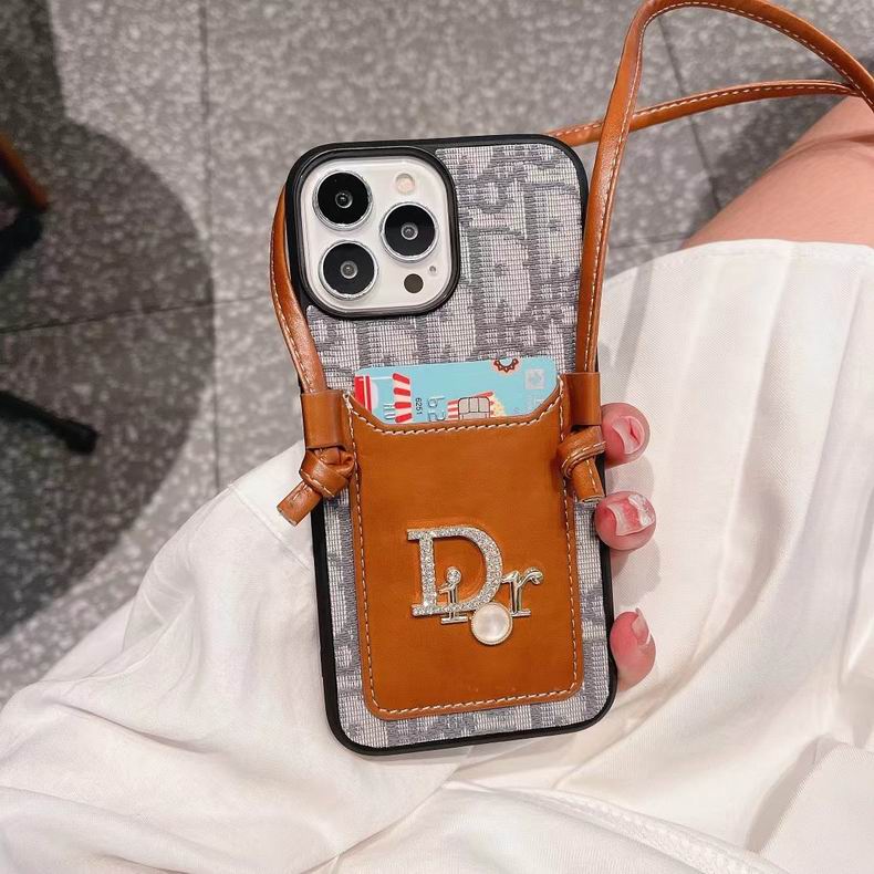Dior iPhone 13 Pro Max Case Rhinestones for iPhone
