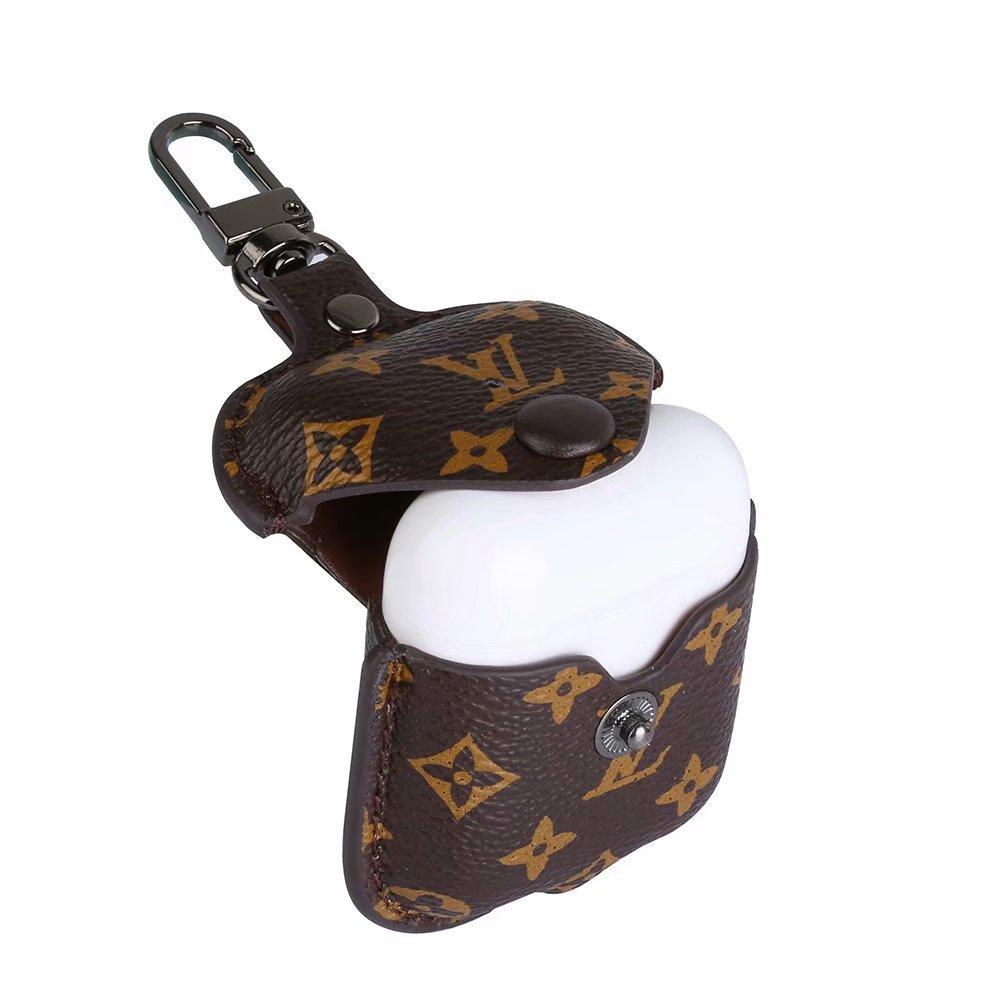 Classic Luxury LV Leather AirPods Case