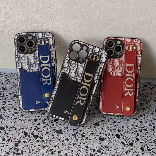 Dior Phone Case Wristband iPhone 11 12 13 Pro Max