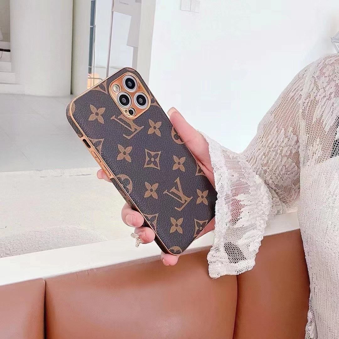 LV Brown Pattern Monogram iPhone Case For 1116 Series