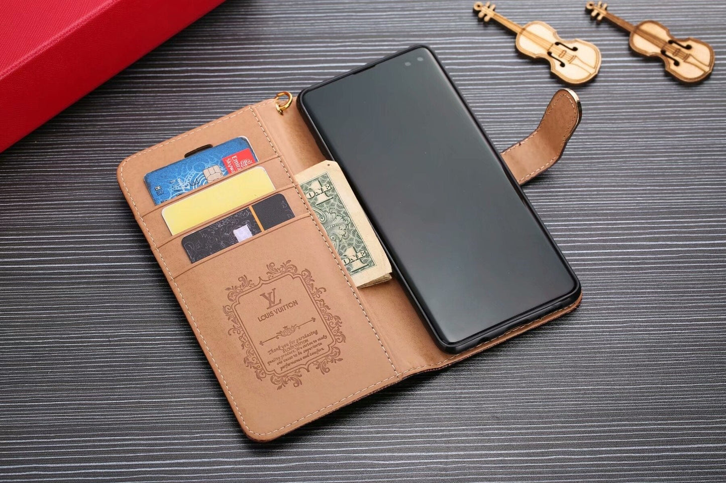 LV Wallet Phone Case Samsung Galaxy S21 22 23 24 25 Ultra Plus
