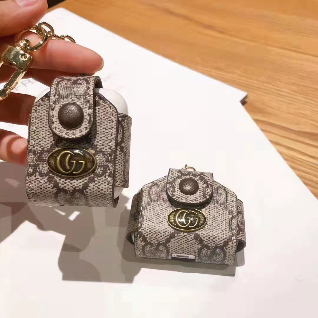Gucci Leather AirPods Case for 12Pro Generation