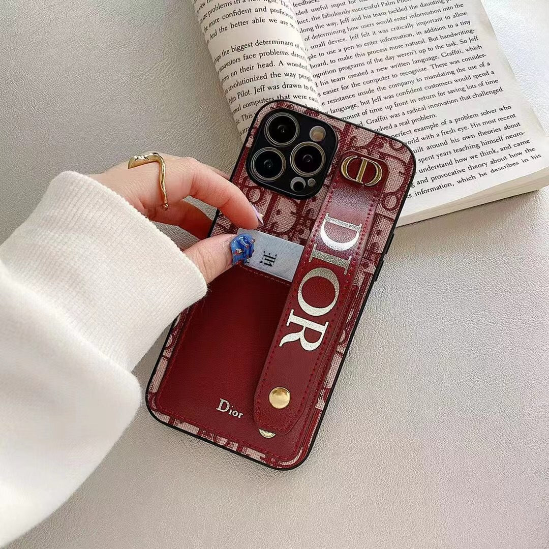 Dior Phone Case Wristband iPhone 11 12 13 Pro Max