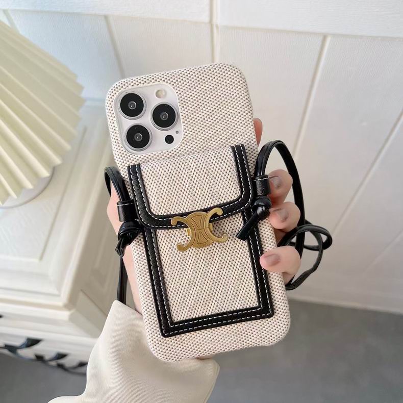Celine Iphone Case Crossbody Cover Iphone 11 12 13 Pro Max / 18 Pro / 18 Pro Max