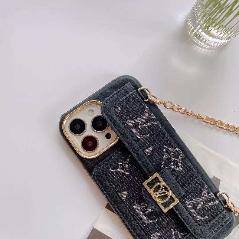 Black Denim Designer iPhone Case 11 12 13 Pro Max