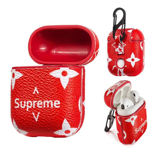 LV Supreme AirPods Case