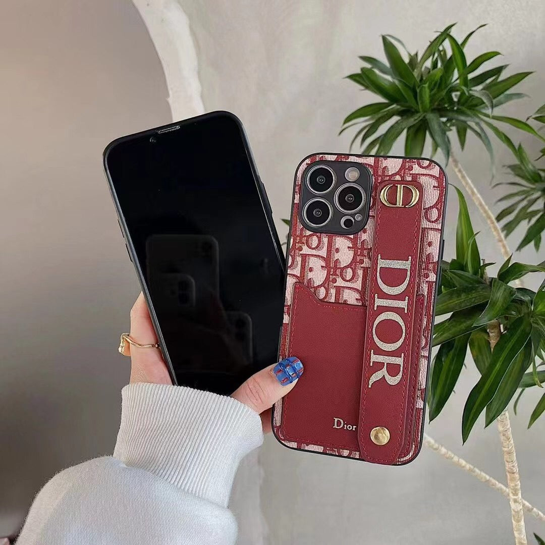 Dior Phone Case Wristband iPhone 11 12 13 Pro Max