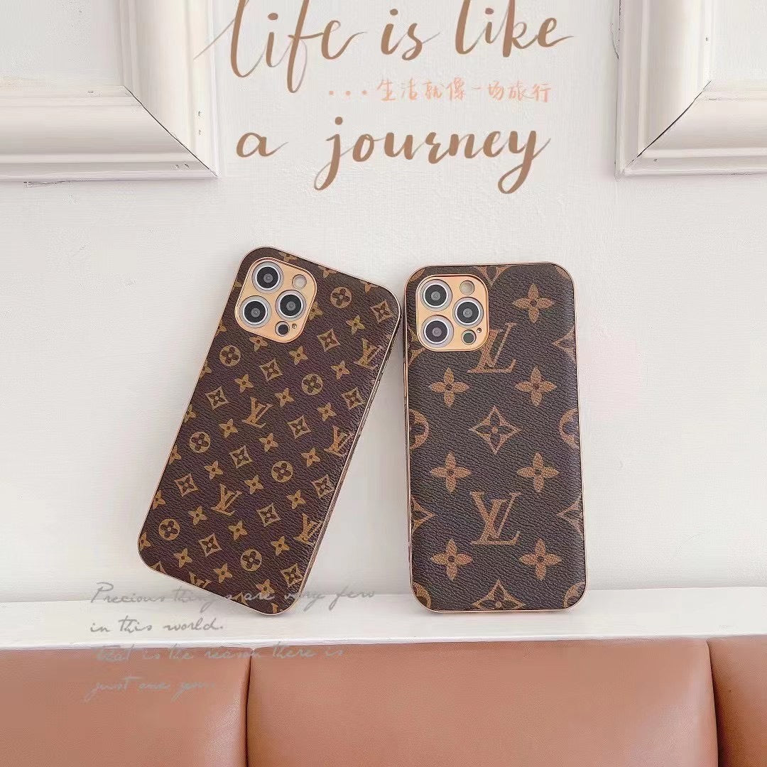 LV Brown Pattern Monogram iPhone Case For 1116 Series