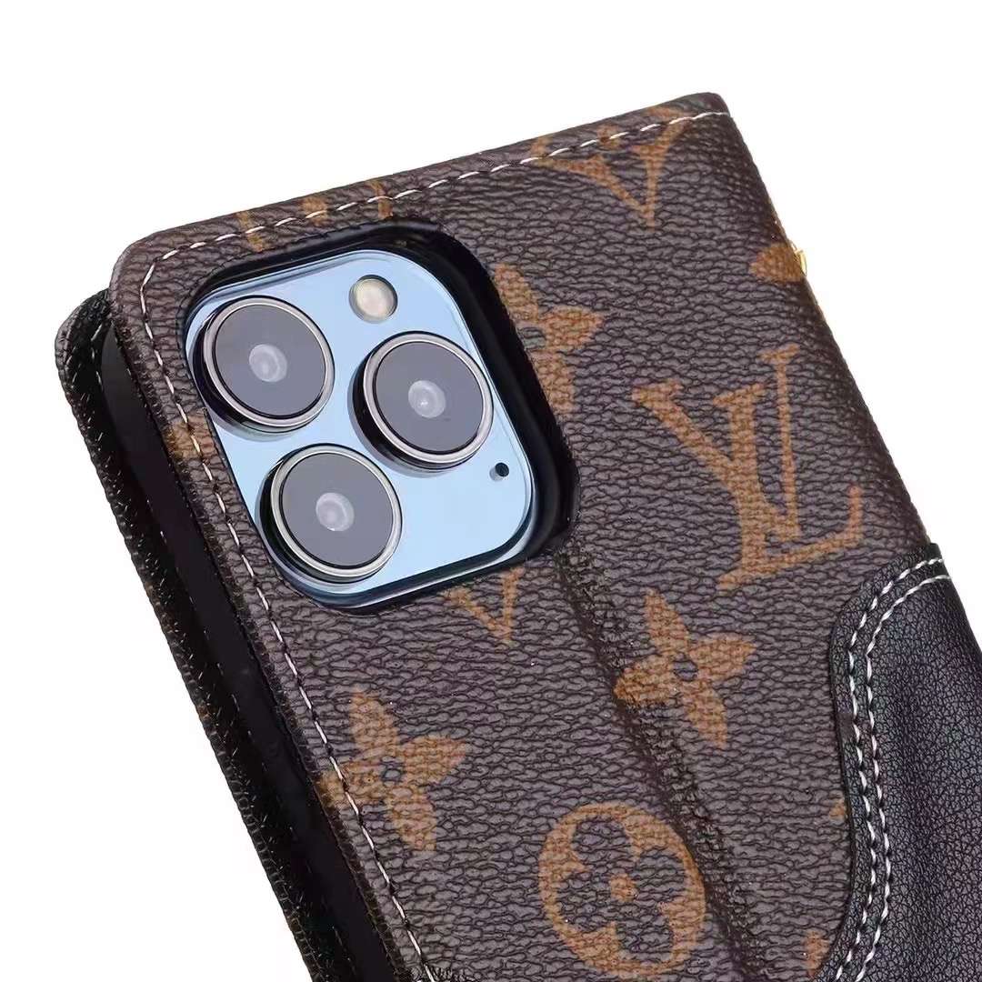 LV Phone Cover Case Wallet for iPhone X16 Pro Max Plus Series