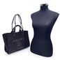 Chanel Black Sequin Sparkle Canvas Medium Deauville Tote Bag