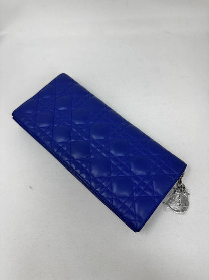Dior Cannage Blue Shoulder Bag