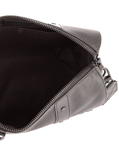 Louis Vuitton Black Black Aerogram Grained Calf Leather City keepall crossbody